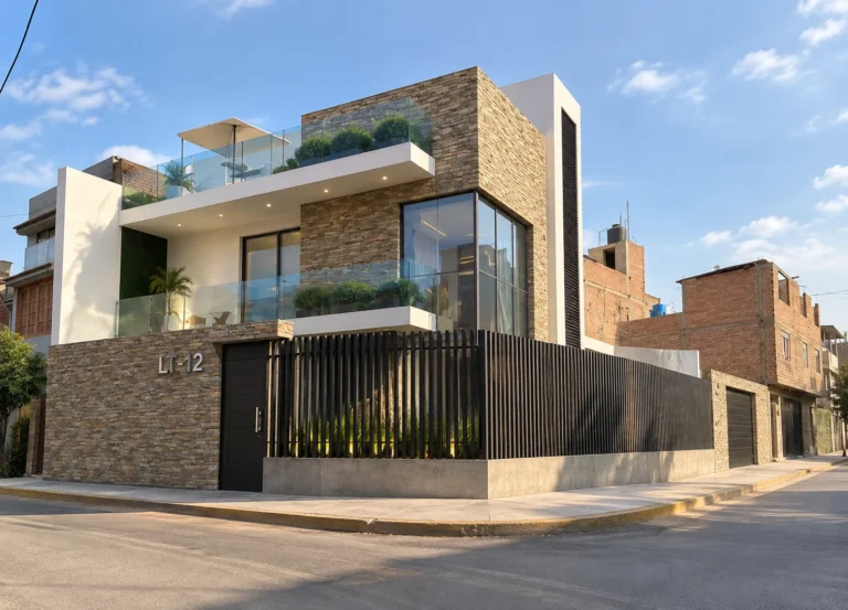 Casa en Los Olivos construida por URBAN arquitectos, constructora en Lima